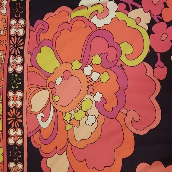 💕TRINA TURK💕 Print Jersey Halter Swim Cover-Up Dress 10 Large L NWT - Picture 10 of 16